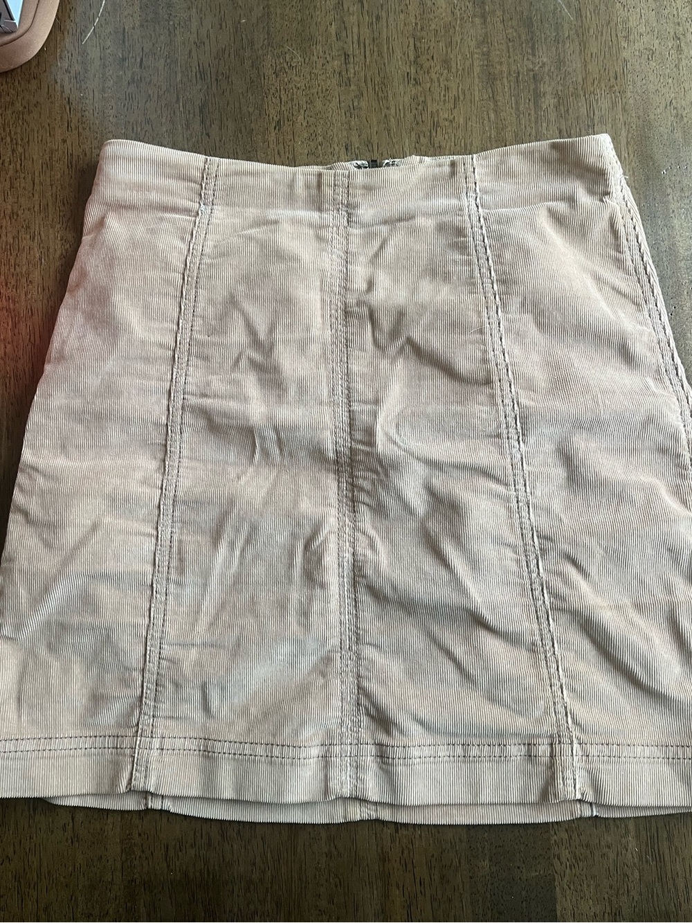 Free People Taupe Mini Skirt